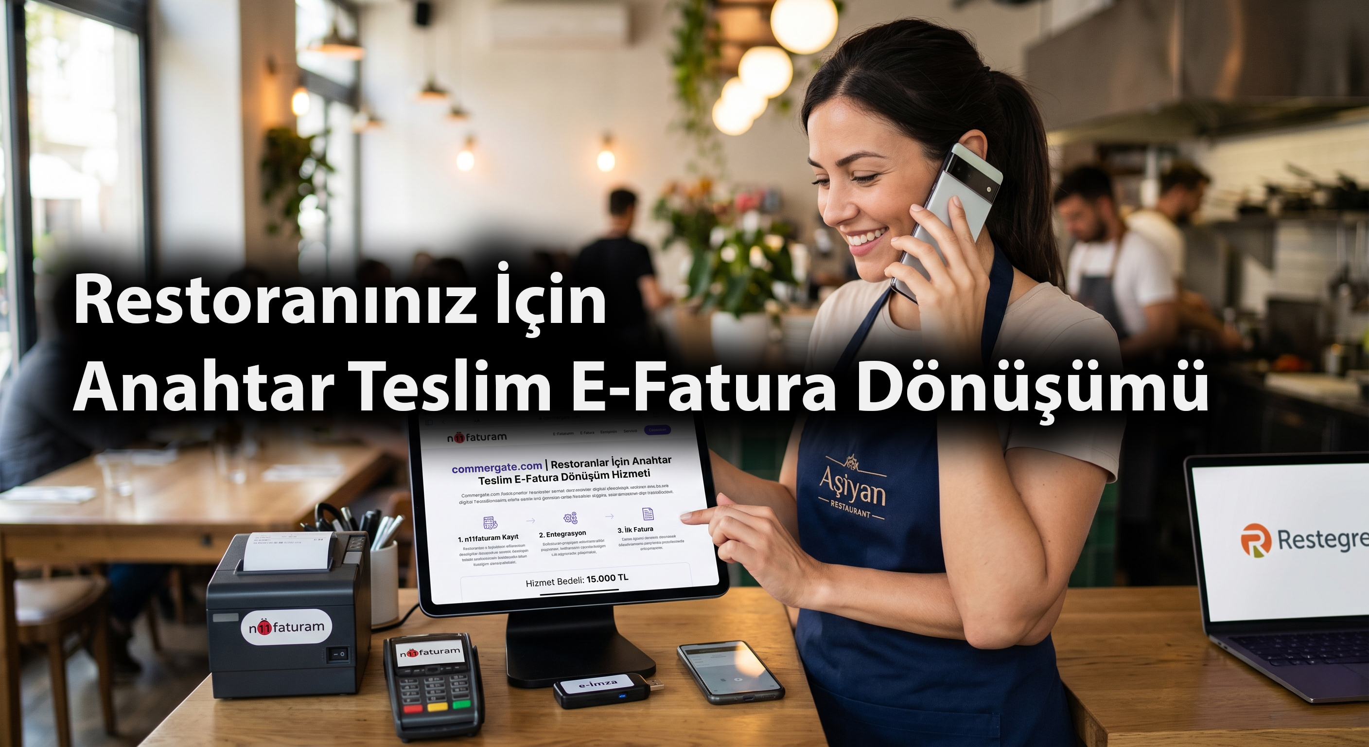 Restoranlar İçin Anahtar Teslim E-Fatura Dönüşüm Hizmeti